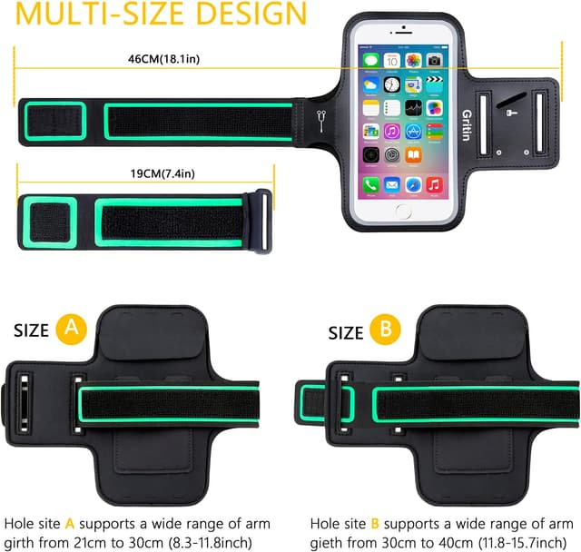 Thumbnail 4 de Gritin Running Armband for iPhone 6.1"