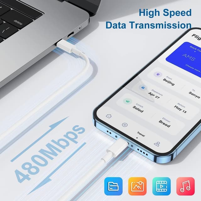 Thumbnail 4 de iPhone Charger 12W 10ft Cable