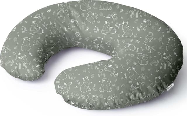 Detalle de Niimo Nursing Pillow – Oeko-TEX® Standard 100 Ergonomic Baby Support Pillow (100% Cotton, Machine-Washable)