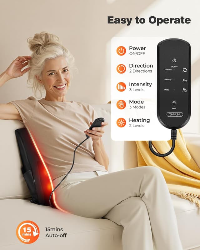 Thumbnail 4 de OMASSA Shiatsu Neck Massager with Heat ⚙