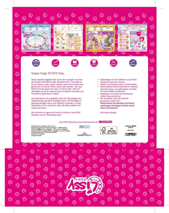 Thumbnail 1 de Alpha Edition Lissy Pony Kalender 2026