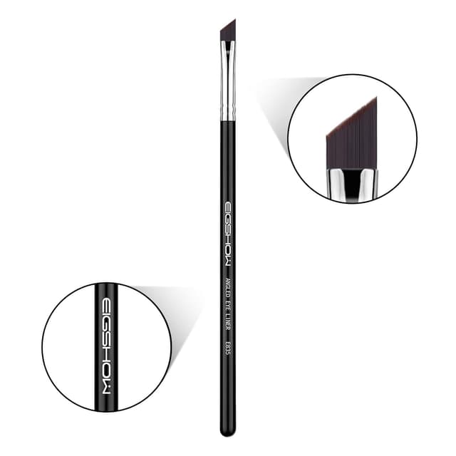 Detalle de Eyeliner Brush Fine Angled PRO Precision Gel Eye Liner Makeup Brush (E835) with Synthetic Bristles