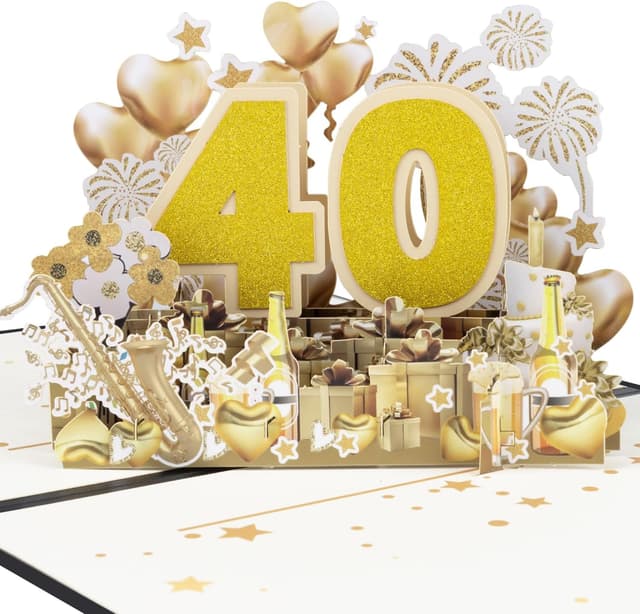 Thumbnail 6 de Magic Ants Magic Ants 3D Pop-Up Karte 80. Hochzeitstag