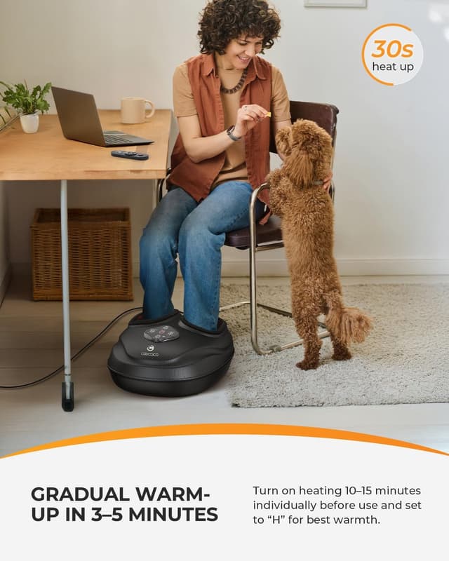Detalle de CooCoCo 2026 Foot Massager with Heat