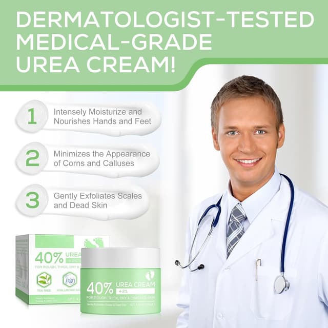 Thumbnail 6 de Urea Creme 40 Prozent für trockene Haut – Hände, Füße, Ellbogen