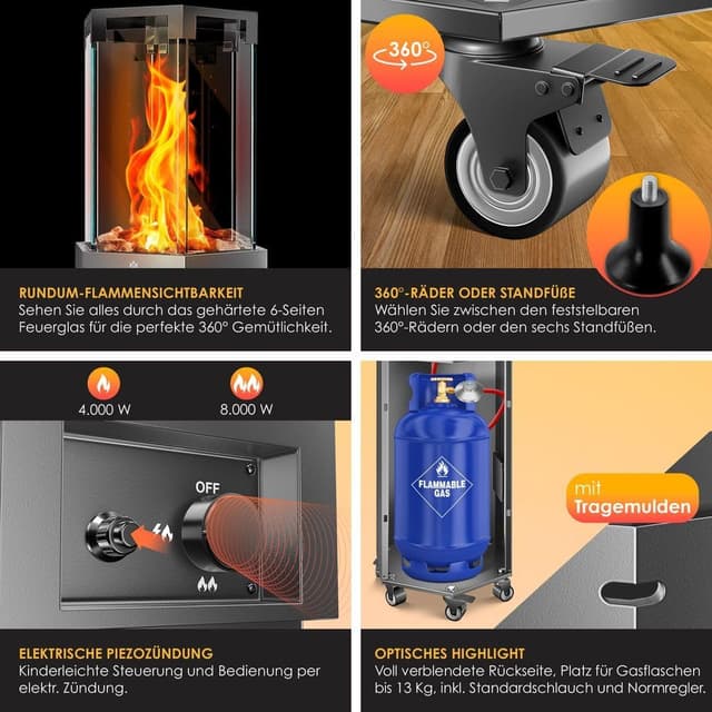 Thumbnail 2 de KESSER Gasheizstrahler 4/8 kW