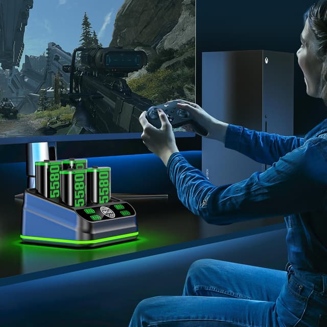 Thumbnail 5 de Xbox One Controller Charger with 5580mWh Batteries