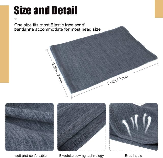 Thumbnail 3 de Winter Neck Warmer Fleece windproof gaiter for skiing