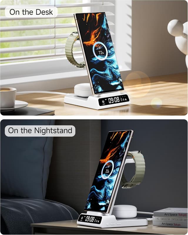 Thumbnail 6 de leQuiven Chargeur Induction 3 en 1 pour Galaxy