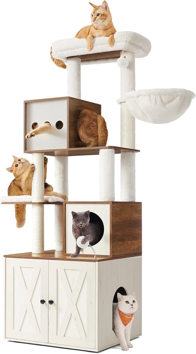 Imagen de Feandrea Kratzbaum PCT116K03 Katzenkratzbaum 178 cm en OfertitasTOP