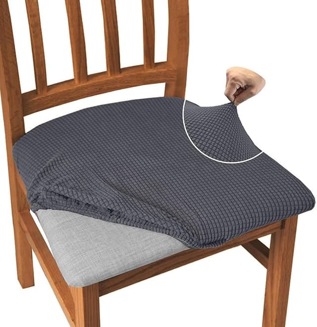 Detalle de Granbest Fundas de Asiento para Silla de Comedor