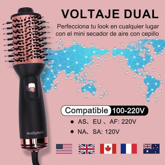 Detalle 2 de AraSyleon Reise Cepillo Secador 4 en 1 700 W