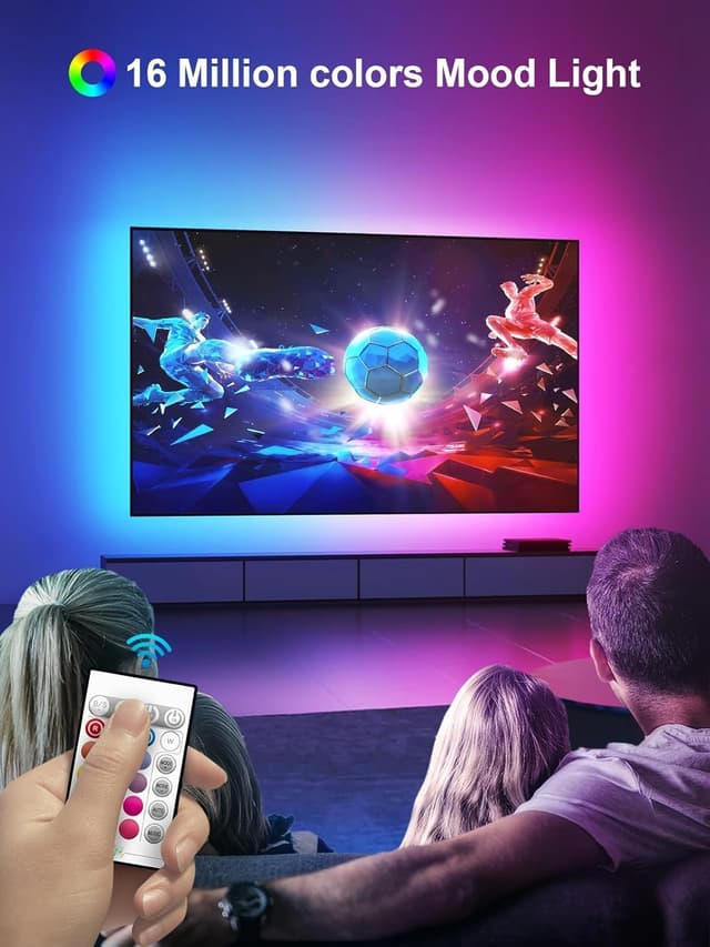 Detalle 2 de GIPOYENT TV Light Strip LED 9,8 ft para TV 32-50