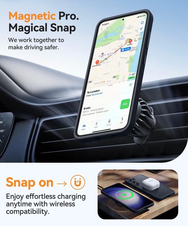 Detalle 2 de CANSHN Galaxy S23 Hülle mit MagSafe Schutz