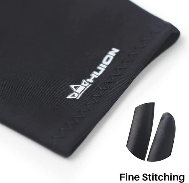 Detalle 1 de HUION Artist Drawing Glove (Two-Finger) for Drawing Tablets & Paper Sketching — Large, Lycra & Nylon, Anti-smudge