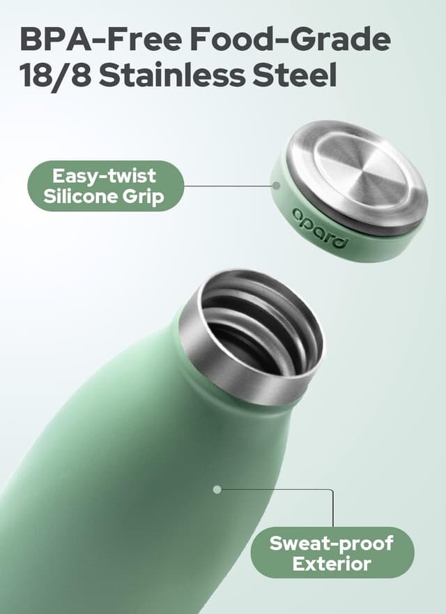 Thumbnail 3 de Opard insulated water bottle 500ml