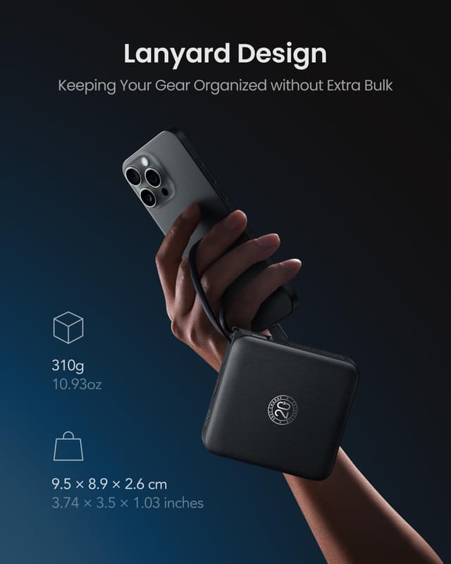 Detalle 2 de Coowisty Power Bank 20000mAh 22.5W