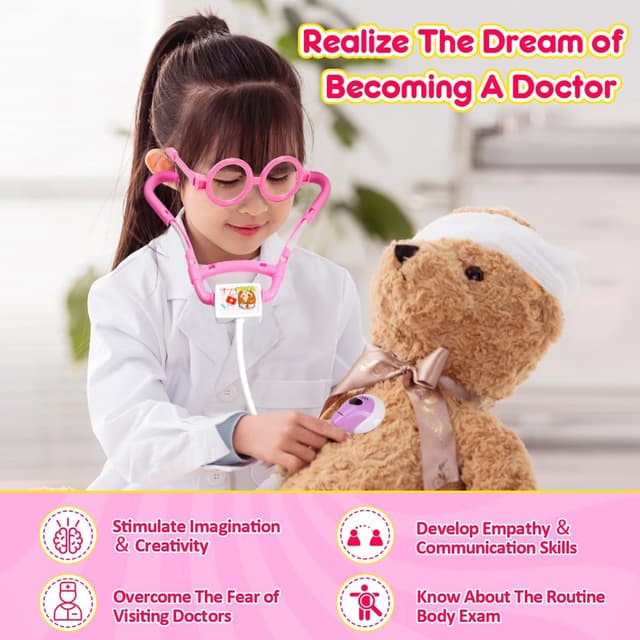 Thumbnail 5 de LOYO Kids Doctor Role Play Costume