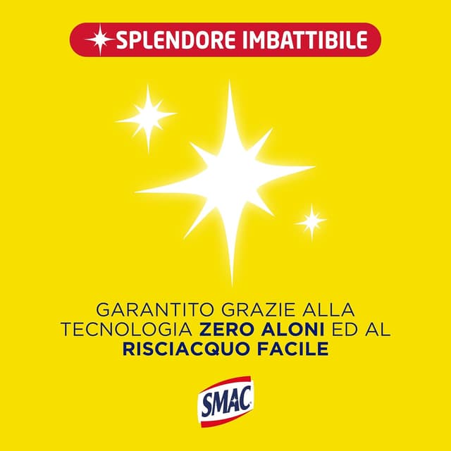 Detalle de Smac Sgrassatore Cucina al Limone spray multisuperficie con tecnologia Zero Aloni, 650 ml (12 pezzi)