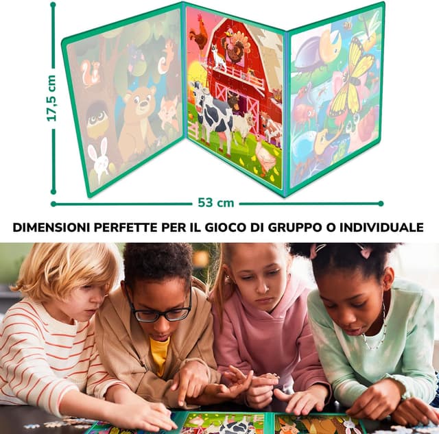 Thumbnail 2 de QUOKKA Puzzle Magnetico 36 pezzi 17,5×52,6 cm