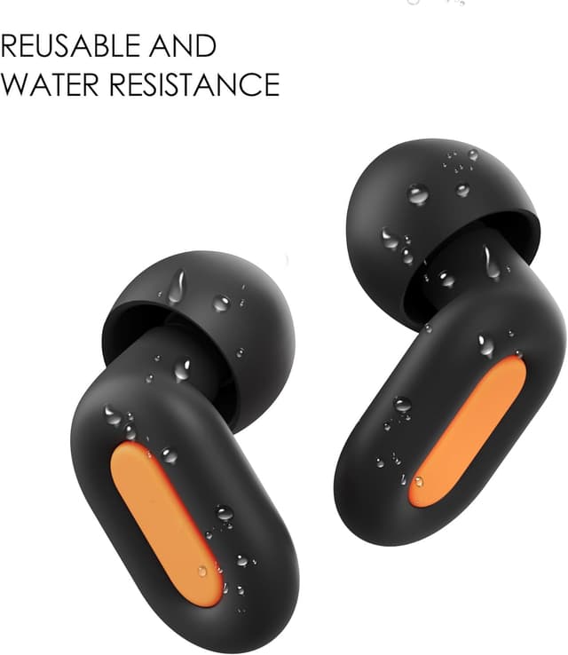 Detalle de #1 Ohrstöpsel zum Schlafen (SNR 35 dB, Flüssigsilikon, 4 Paar XS–L) gegen Schnarchen & Geräusche