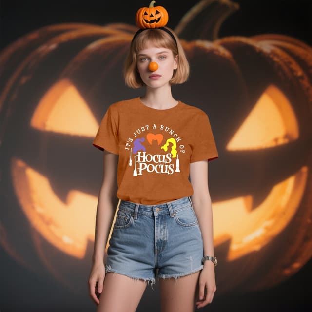 Detalle 2 de Qskall Sanderson Sisters Halloween tee