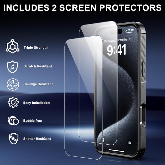 Detalle 2 de RonShieh iPhone 16 Case 6.1-inch slim protective cover