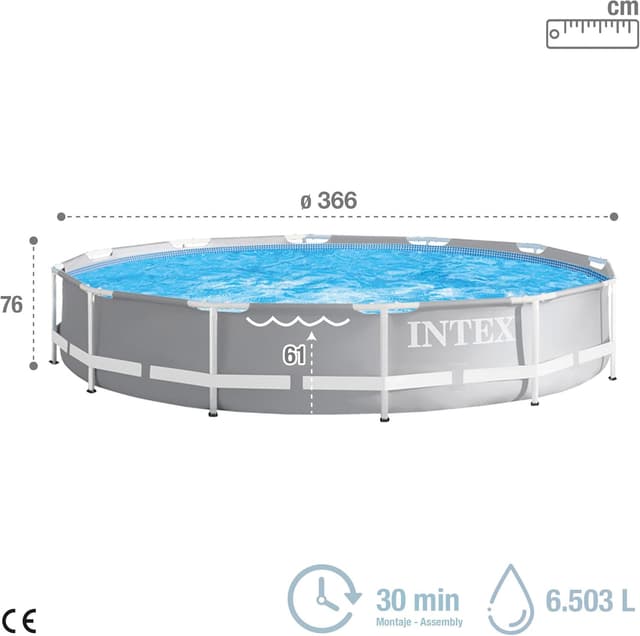Thumbnail 3 de Intex 26710NP Piscina redonda 366x76 cm
