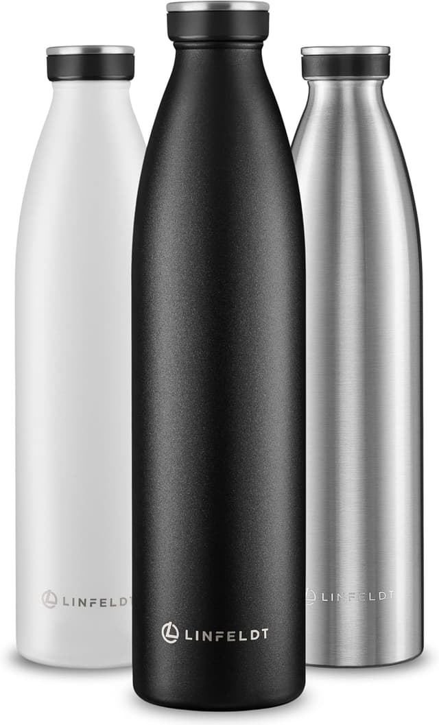 Detalle de LINFELDT Trinkflasche 1.000 ml Edelstahl