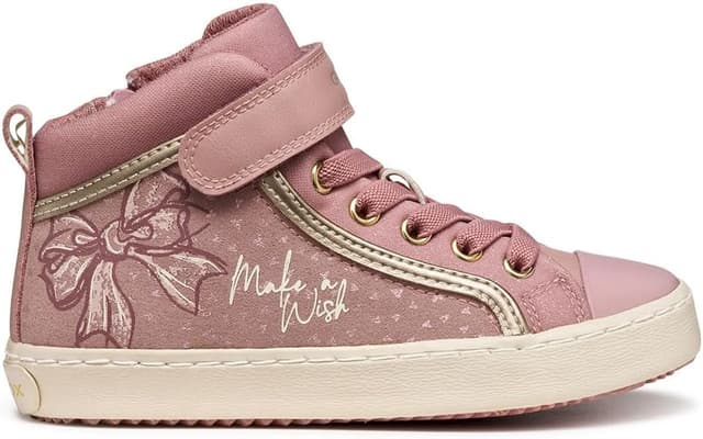 Detalle de Geox J Kalispera Girl Basket pour fille : légères, amorties et faciles à enfiler