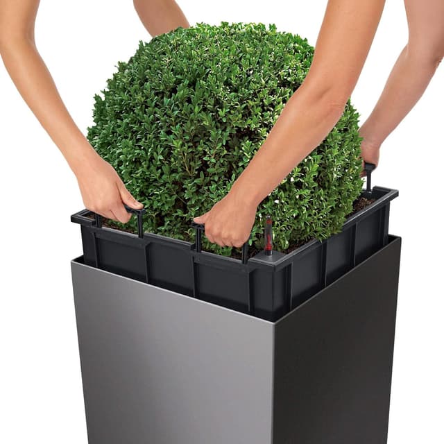 Thumbnail 6 de LECHUZA Cube Premium 50 Silber metallic