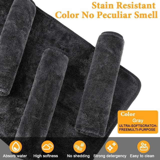 Thumbnail 3 de URAQT Shiny Trockentuch 40x40cm Mikrofasertücher