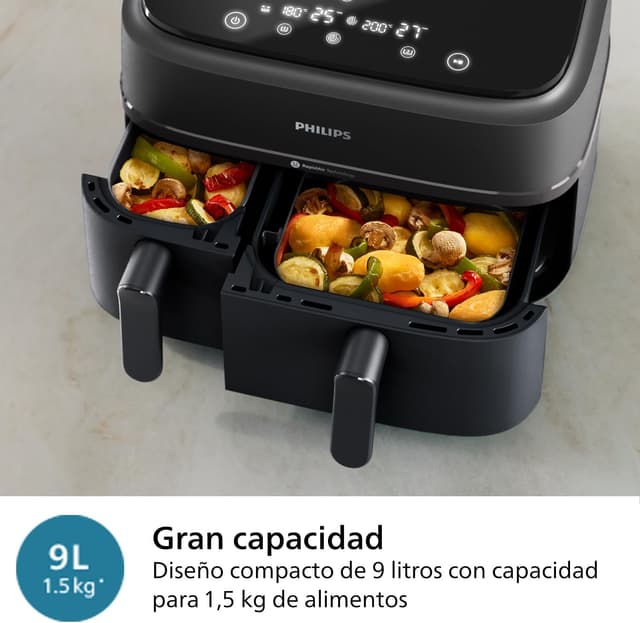 Thumbnail 6 de Philips Airfryer Dual Basket Serie 3000 🍟 9L, Cocina saludable