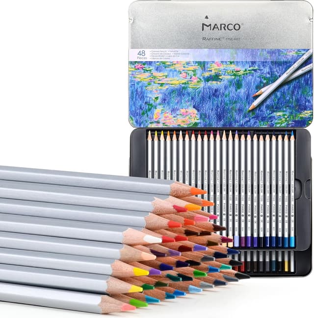 Detalle 2 de Matite a base di olio 48 colori