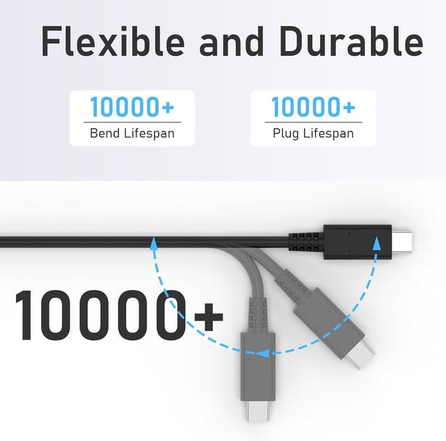 Detalle 2 de Replacement 39W USB-C AC Adapter Charger for Nintendo Switch (Switch Lite/OLED) & Steam Deck Dock
