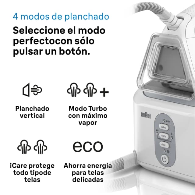Detalle de Braun CareStyle 3 centro de planchado 2 L.