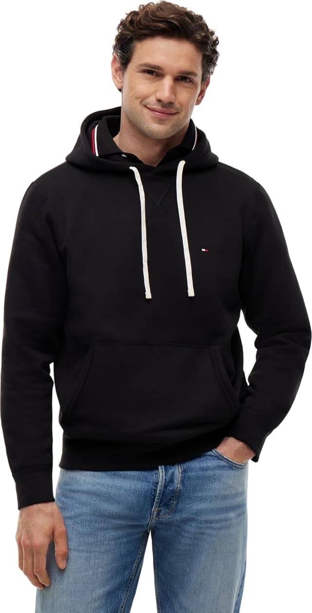 Detalle de Tommy Hilfiger Men’s Essential Regular Fit Fleece Hoodie