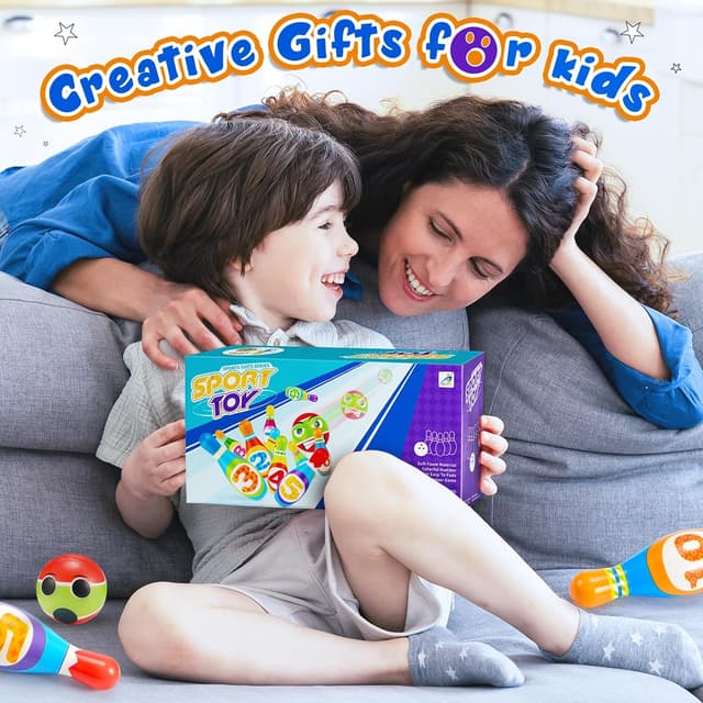 Thumbnail 6 de Adeokay Bowling Set 12-teilig für Kinder