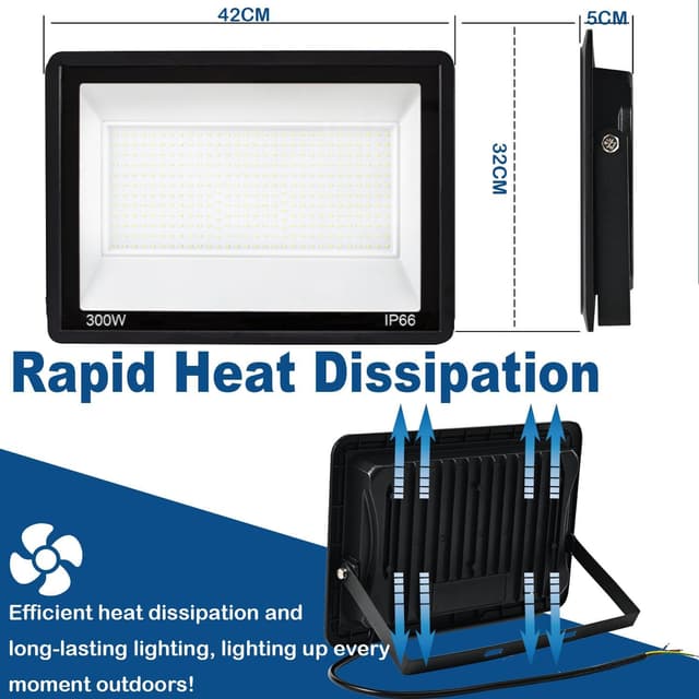 Detalle 2 de Niserelesa Focos LED Exterior 300W