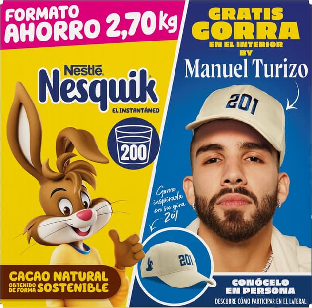 Thumbnail 4 de Nesquik NESTLÉ Cacao Soluble Instantáneo 2.7kg 🍫 Estuche