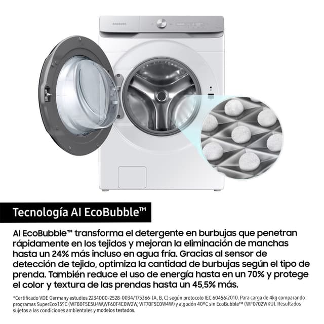 Thumbnail 4 de Samsung WF20DG8650BWU3 Lavadora 20kg