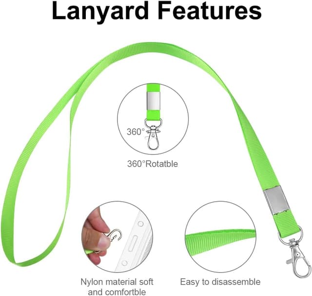 Detalle 1 de Vicloon Tour de Cou Badge 10 pièces