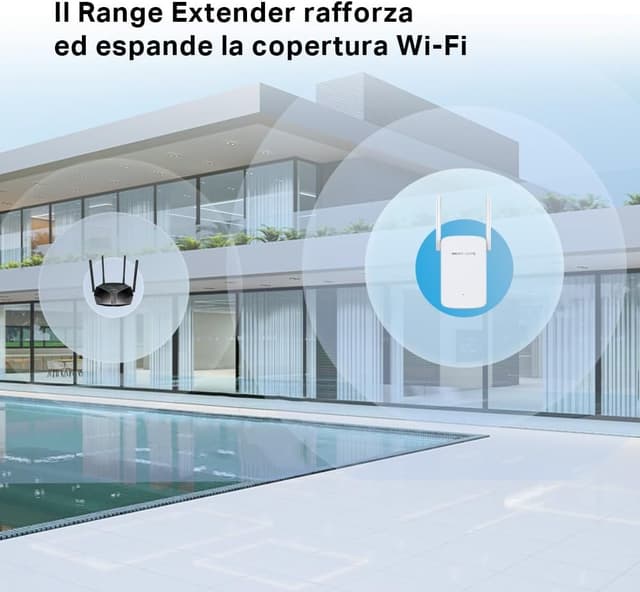 Thumbnail 3 de MERCUSYS ME30 Ripetitore WiFi AC1200 1200 Mbps