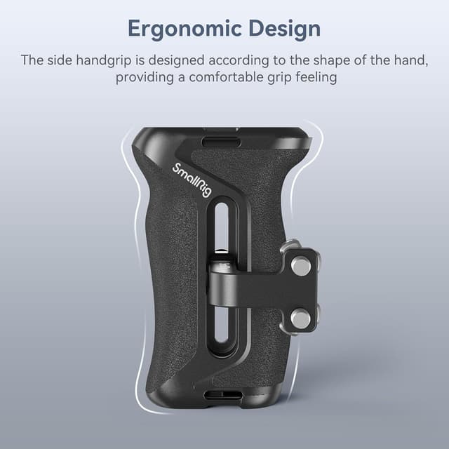 Thumbnail 1 de SMALLRIG 4015 Maniglia laterale in alluminio ergonomica con cold shoe