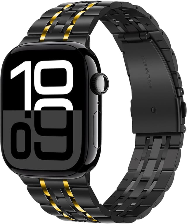 Detalle de Tasikar Band 42mm stainless steel strap for Apple Watch