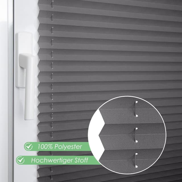 Thumbnail 1 de bobodeco Plissee Klemmfix 35x100 cm