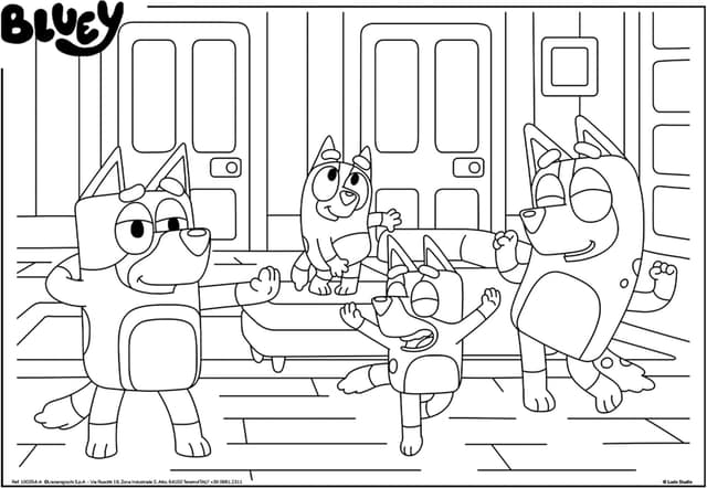 Thumbnail 2 de Lisciani Puzzle Bluey 4 en 1 🧩 Juego Creativo para Niños