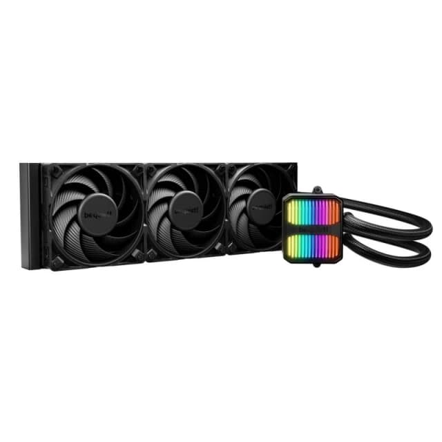 Detalle de be-quiet Silent Loop 3 360mm con 3 ventiladores RGB Multi LED (refrigeración líquida AIO)