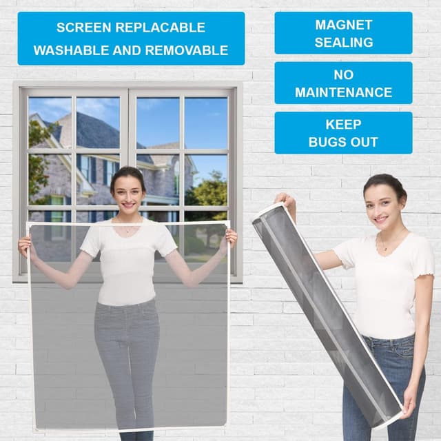 Detalle 2 de NeatiEase magnetic fly screen 100x130 cm