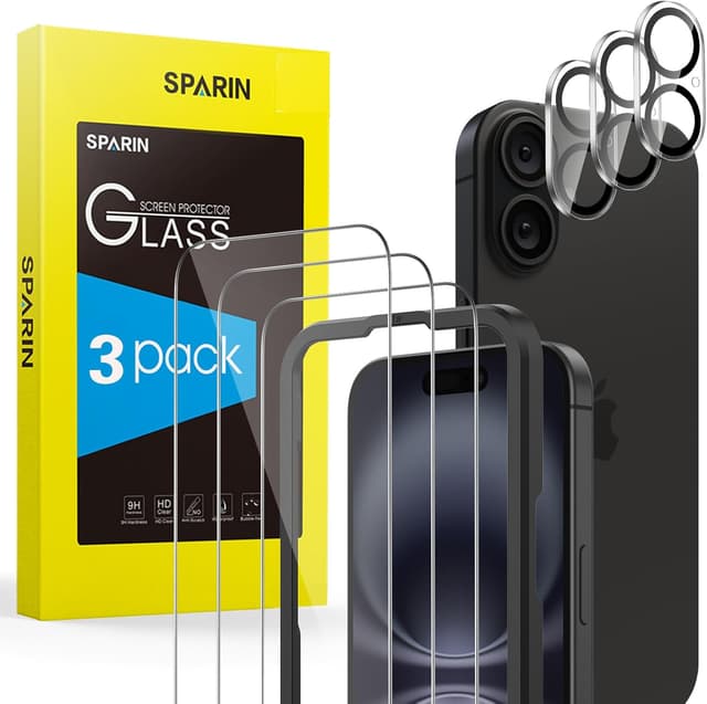 Detalle de SPARIN Panzer Glas für iPhone 16 6,1 Zoll